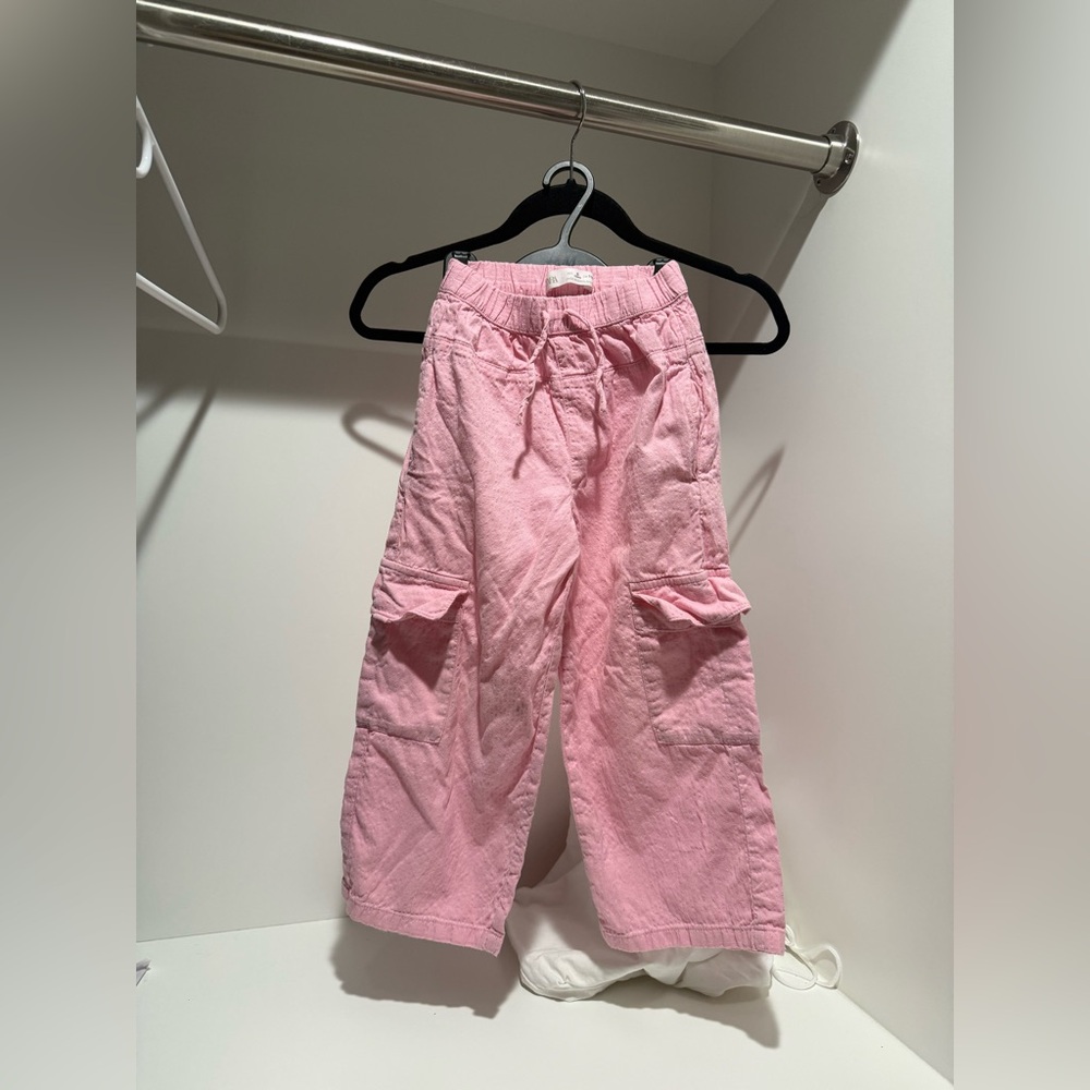 Zara TEXTURED POCKET PANTS
